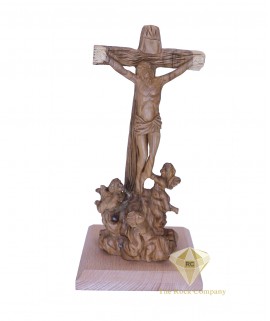 Olive Wood Hand Carved Cross