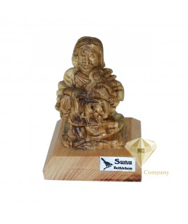 Olive Wood Hand Carved Jesus Sculpture 