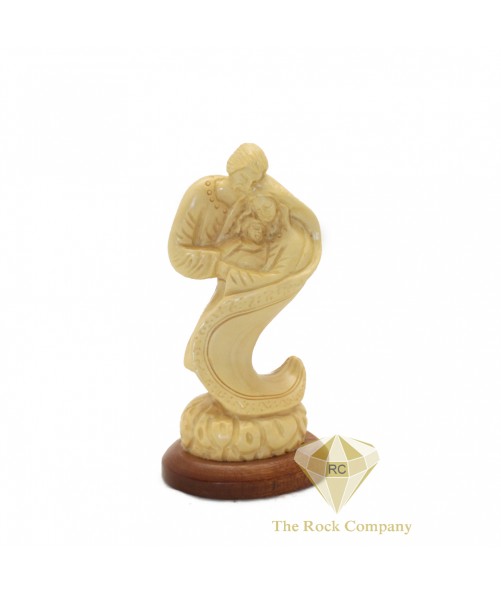 Olive Wood The Holy Family Carving