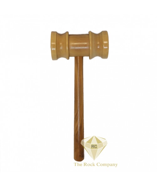 Holy Land Olive Wood Hand Carved Judge Hammer