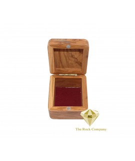 Olive Wood Box - Jerusalem Cross