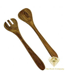 Olive wood Salad Server