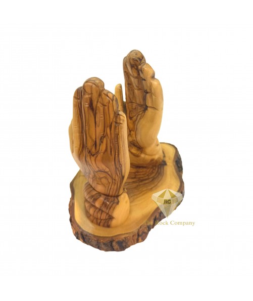 Holy Land Olive Wood Praying Hands Book Stand