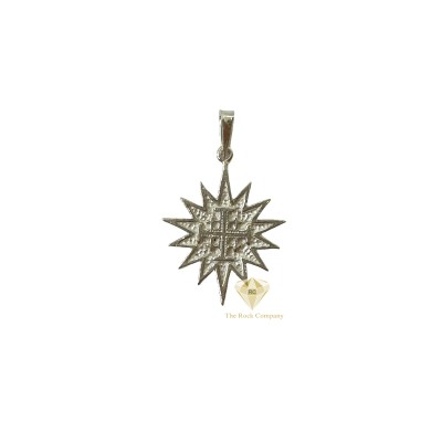 The Bethlehem Star Jerusalem Cross Sterling Silver 