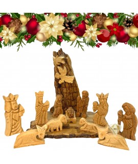 Christmas Nativity Set Olive Wood