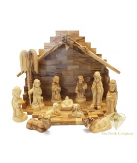 Olive Wood  Nativity Set Hand Carved