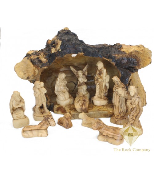Olive Wood Nativity Set Hand Carved