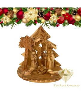 Christmas Nativity Scene olive wood handmade in Bethlehem