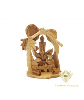 Small Olive Wood Nativity Scene