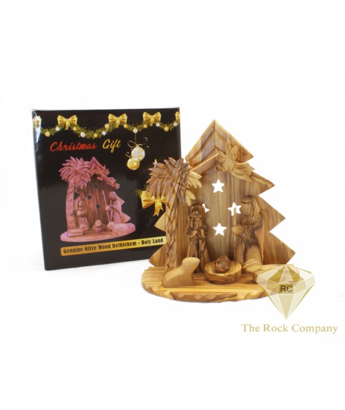 Christmas Nativity Scene olive wood handmade in Bethlehem