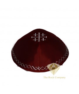 Jerusalem Cross Kippah 