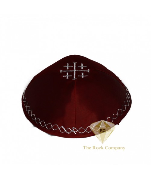 Jerusalem Cross Kippah 